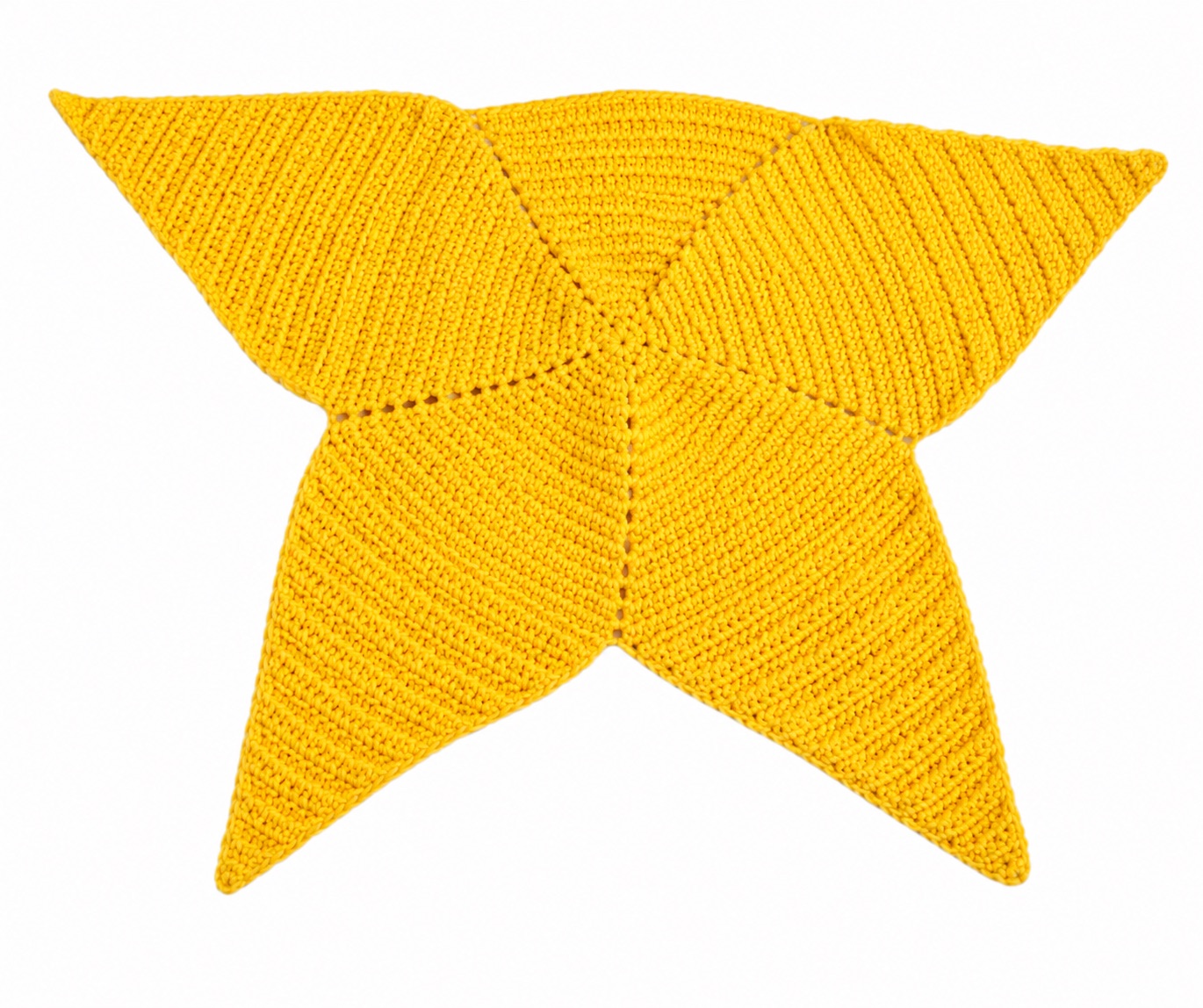 Traje estrella de crochet a medio terminar